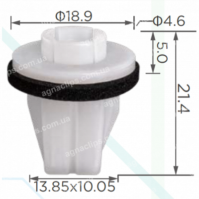 C 4052 Кліпса Subaru 96056FA010 бампера, панелі приладів