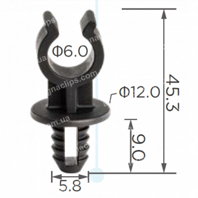 C 4182 Кліпса проводки