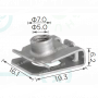 H 2395 Скоба M6 Toyota Lexus 9017906349 кріплення підкрилка