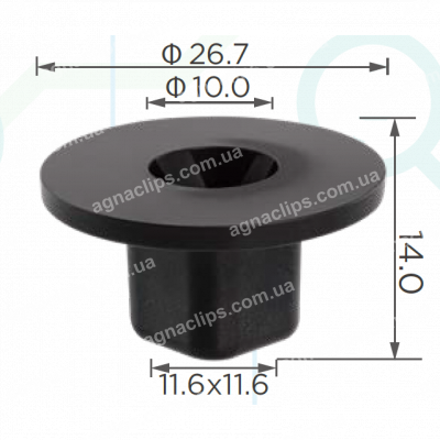 C 4091 Кліпса Geely 5017004200742 кріплення підкрилка