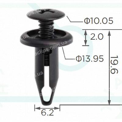 C 4152 Кліпса Ford GM W703243S300 07146971349 RYQ500070 W703915S300 804570-S (N804570S) 20664092 96SG16K262 W40