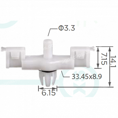 C 3867 Кліпса VW Porsche 7L0853547A 95555154700 95555954700 7L0853547 молдингу порога