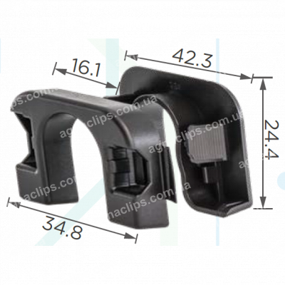 C 4022 Кліпса Nissan Infiniti Ford 01553-2109E 015532109E 8A61-46698-AA 8A6146698AA шторки полиці багажника пара