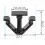 C 4099 Кліпса VW Skoda Seat Ford 7M0868563 705868563A 1013186 обшивка стелі