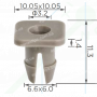 C 4134 Кліпса VW Skoda Seat Audi N90535301 N90535307