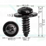 H 2239 Саморіз 6х17 Suzuki Changan 0913606004 B3110881300 кріплення бампера