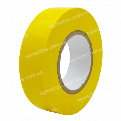 IT5 Ізоляційна стрічка ПВХ 0.13 х 19мм х 20 м Жовта