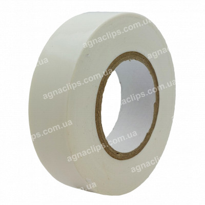 IT7 Ізоляційна стрічка ПВХ 0.13 х 19мм х 20 м Біла