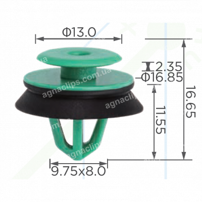 C 3974 Кліпса Hyundai Kia 82315L0000 обшивка дверей