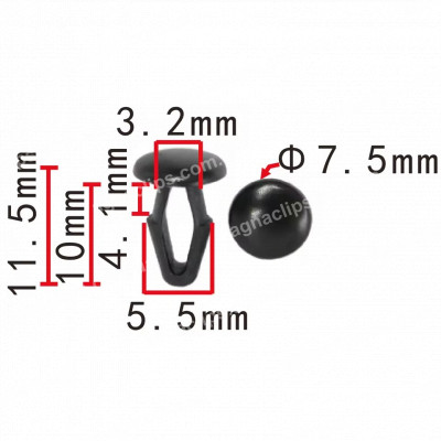 C 4168 Кліпса Toyota Lexus 9046704032 90467-04032
