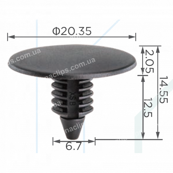 C 4104 Кліпса XPENG 9110004000001