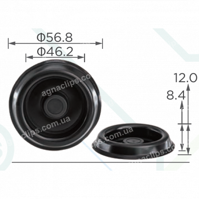 C 4137 Заглушка Ø 40мм VW Skoda Seat Audi N10226601 днища кузова