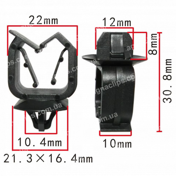 C 4158 Кліпса проводки BYD S65207221 1053454300