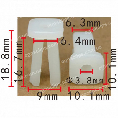 C 4232 Кліпса Ford Mercedes VW Audi YM217E093AA 1111252 A0009985185 7M3864445 переднього бампера