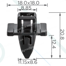 C 4248 Кліпса Toyota Lexus 6111835010 ущільнювача арки крила