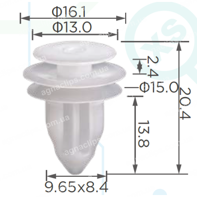 C 3991s Кліпса Subaru Citroen Peugeot Mazda Toyota 91560S6A003 9046710161 909130105