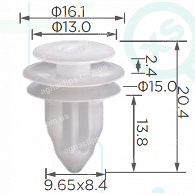 C 3991s Кліпса Subaru Citroen Peugeot Mazda Toyota 91560S6A003 9046710161 909130105