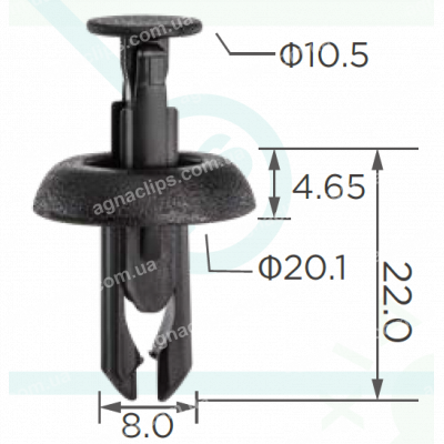 C 4157 Кліпса Toyota Lexus 9046708226
