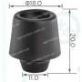 Відбійник дверей Chery T116102541