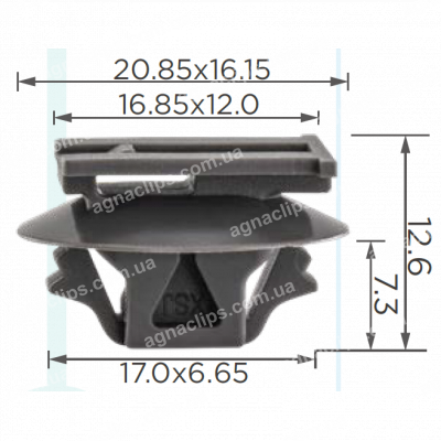 C 4170 Кліпса проводки Honda Acura 91534SWA003 91534 SWA 003