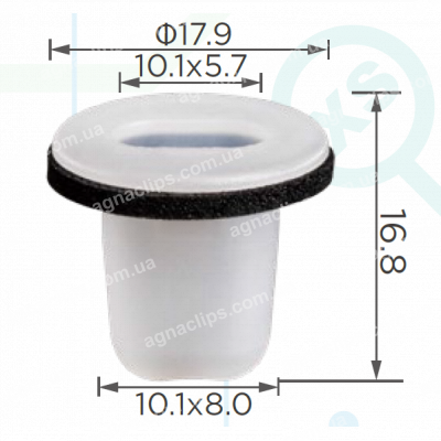 C 4195 Кліпса Hyundai Kia 871262E000 кріплення скла багажника, заднього ліхтаря