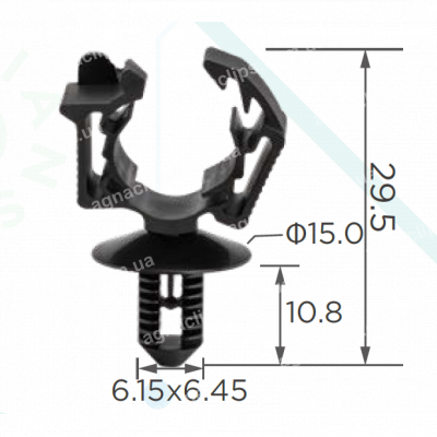 C 4086 Кліпса проводки універсальна