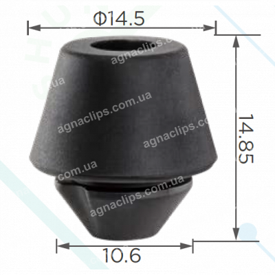 C 4189 Відбійник Chery T216102025 задніх дверей