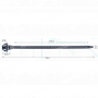 C 3745 Хомут Honda Acura 5,9x180 мм 91542SNA003 фіксації проводки