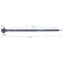C 3745 Хомут Honda Acura 5,9x180 мм 91542SNA003 фіксації проводки