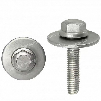 H 2418 Болт Tesla M6 x 28мм 1121401-00-C накладки порога