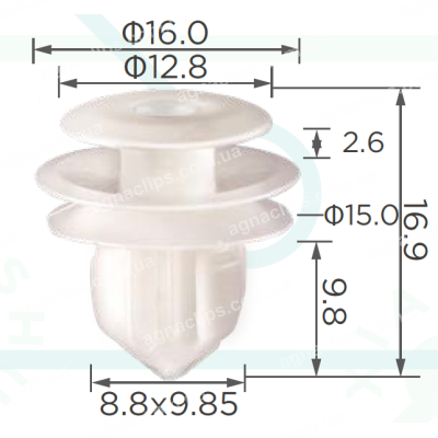 C 255 ps Кліпса Subaru 909130174