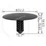C 4289 Кліпса GM Opel Chevrolet GMC Buick Cadillac 11611677 шумоізоляції капота