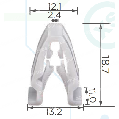 C 4315 Кліпса 1613486980 Peugeot Citroen