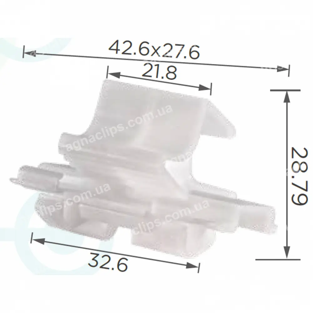 Кліпси молдингів C 3639 Кліпса Mercedes A0019913471 Ціна 2.60 грн
