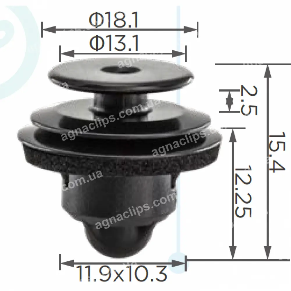 Кліпси дверної серії C 4046 Кліпса Nissan Infiniti 90825JD00A